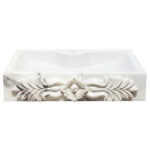 Miamivit Catherine Lavabo Rosette Acanthus Doğal Mermer Pearl 40x60x15 - Image 6