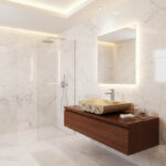 Miamivit Catherine Lavabo Rosette Acanthus Doğal Mermer Bej 40x60x15 - Image 4