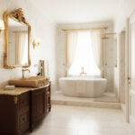 Miamivit Catherine Lavabo Rosette Acanthus Doğal Mermer Bej 40x60x15 - Image 3