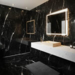 Miamivit Catherine Lavabo Minimalist Doğal Mermer Traverten 40x60x15 - Image 19