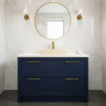 Miamivit Catherine Lavabo Minimalist Doğal Mermer Traverten 40x60x15 - Image 14