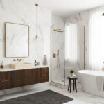 Miamivit Catherine Lavabo Minimalist Doğal Mermer Traverten 40x60x15 - Image 4