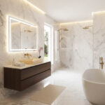 Miamivit Catherine Lavabo Minimalist Doğal Mermer Traverten 40x60x15 - Image 3