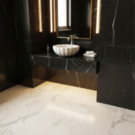 Miamivit Cleopatra Lavabo Seashell Ronund Doğal Mermer Milas Pearl 40x20h - Image 29