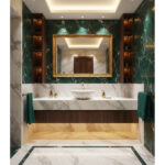 Miamivit Cleopatra Lavabo Seashell Ronund Doğal Mermer Milas Pearl 40x20h - Image 9