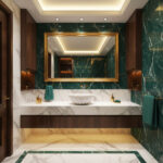 Miamivit Cleopatra Lavabo Seashell Ronund Doğal Mermer Milas Pearl 40x20h - Image 8