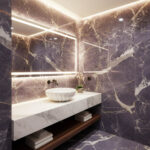 Miamivit Cleopatra Lavabo Seashell Ronund Doğal Mermer Milas Pearl 40x20h - Image 6