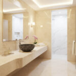 Miamivit Cleopatra Lavabo Seashell Border Doğal Mermer Ayhan Black 40x20h - Image 31