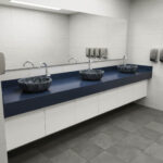 Miamivit Cleopatra Lavabo Seashell Border Doğal Mermer Ayhan Black 40x20h - Image 24