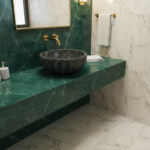 Miamivit Cleopatra Lavabo Seashell Border Doğal Mermer Ayhan Black 40x20h - Image 8