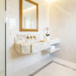 Miamivit Palace Lavabo Sugar Doğal Mermer Calacatta 80x40x15 - Image 4