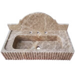 Miamivit Palace Lavabo Augustus Doğal Mermer Emperador 60x40x15 - Image 3