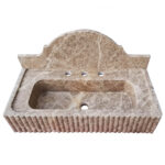 Miamivit Palace Lavabo Augustus Doğal Mermer Emperador 60x40x15