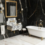 Miamivit Palace Lavabo Hadrian Doğal Mermer Calacatta Viola 60x40x20 - Image 13