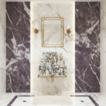 Miamivit Palace Lavabo Hadrian Doğal Mermer Calacatta Viola 60x40x20 - Image 6