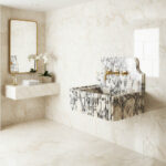 Miamivit Palace Lavabo Hadrian Doğal Mermer Calacatta Viola 60x40x20 - Image 5