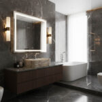 Miamivit Palace Lavabo Severus Doğal Mermer Calacatta Sugar 60x40x20 - Image 14