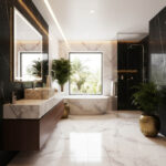Miamivit Palace Lavabo Severus Doğal Mermer Calacatta Sugar 60x40x20 - Image 6