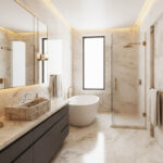 Miamivit Palace Lavabo Severus Doğal Mermer Calacatta Sugar 60x40x20 - Image 3