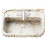 Miamivit Palace Lavabo Severus Doğal Mermer Calacatta Sugar 60x40x20 - Image 22